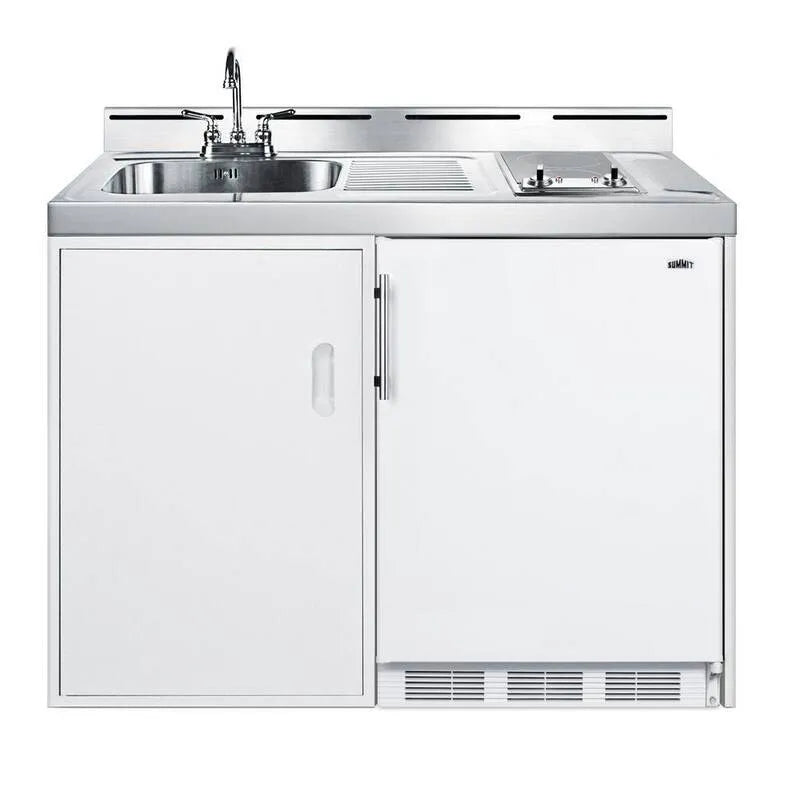 48 po, Cuisine, conception compacte et portable, Compact Cuisine en blanc, 48 in, Mini-réfrigérateurs