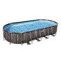 Bestway Set de piscines au-dessus du sol, 24 pieds, 12 pieds, 48 pouces., 24 ft, 12 ft, 48 in