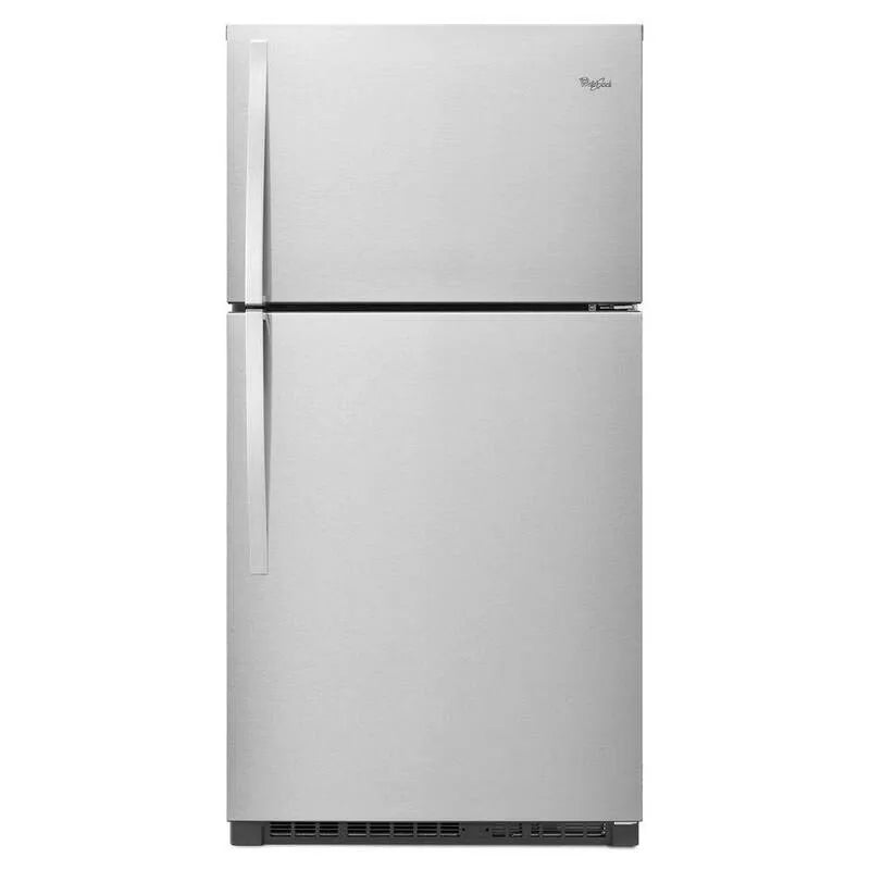 Whirlpool Réfrigérateur à tourbillon, acier inoxydable, 21, 3 pi, appareil de stockage des aliments congelé, 21.3 cu. ft, Acier inoxydable monochromatique, Réfrigérateurs congélateurs haut